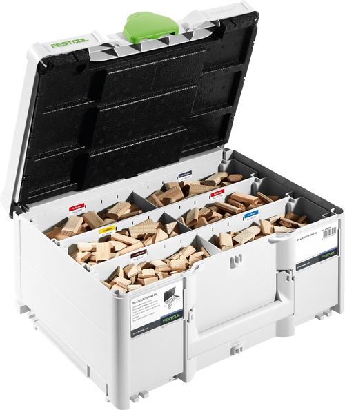 Festool DOMINO-brickor bok, sortiment DS 4/5/6/8/10 1060 BU