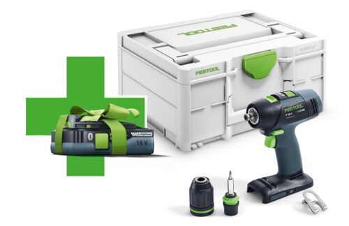 Festool Skruvdragare T 18+3-Basic-4,0 - 2