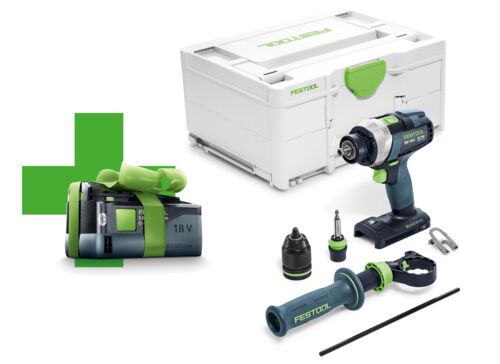 Festool Skruvdragare QUADRIVE TDC 18/4 I-Basic-5,0 - 2