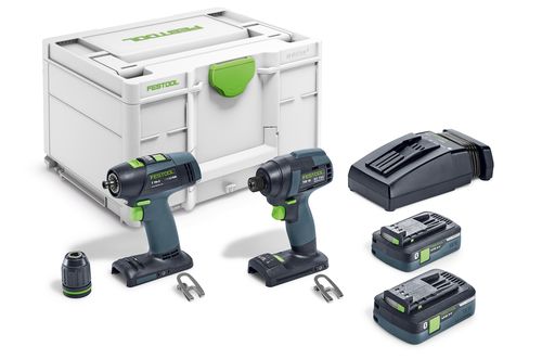 Festool Skruvdragarpaket TID 18 HPC 4,0 I-Set T18 - 2