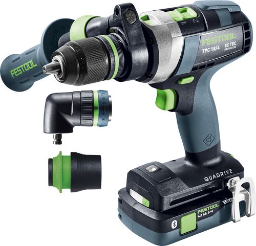 Festool Skruvdragare & slagborr QUADRIVE TPC 18/4 5,2/4,0 I-Set