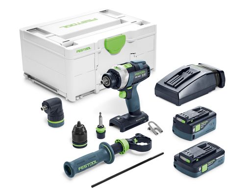 Festool Skruvdragare & slagborr QUADRIVE TPC 18/4 5,2/4,0 I-Set - 2