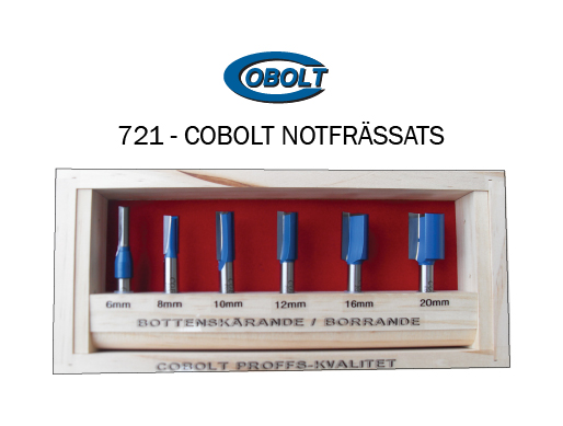 Notfrässats bottenskär (6 st)