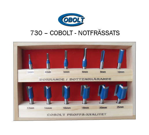 COBOLT Notfrässats (12 st)