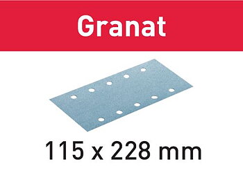 Festool Slippapper Granat STF 115X228 P60 GR/50
