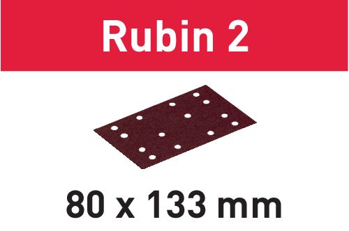 Festool Slippapper Rubin 2 STF 80X133 P220 RU2/50