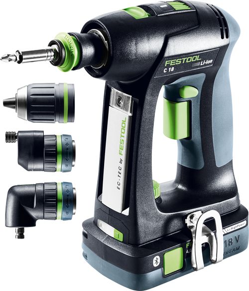 Festool Skruvdragare C 18 HPC 4,0 I-Set - 2