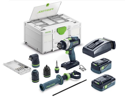 Festool Skruvdragare & slagborr QUADRIVE TPC 18/4 5,0/4,0 I-Set/XL - 2