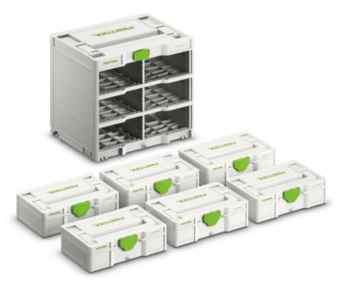 Festool Systainer³-rack SYS3-RK/6 M 337-Set - 2