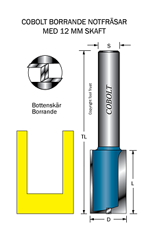 Notfräs D=30 L=35 TL=115 S=12