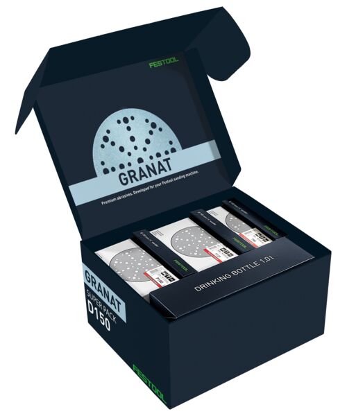 Festool Slipmaterial Super Pack Granat STF D150/48 GR-SP P