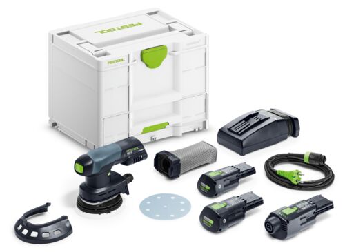 Festool Batterislip Rund Excenter ETSC 125 3,0 I-Set - 2