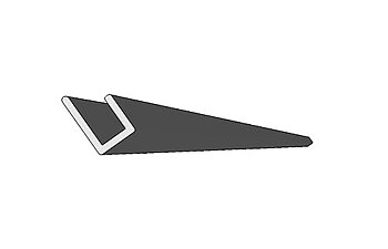 Skyddslist 1250mm (4-pack)
