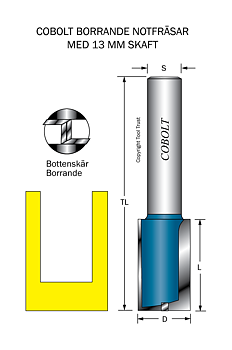 Notfräs D=16, L=35, TL=90
