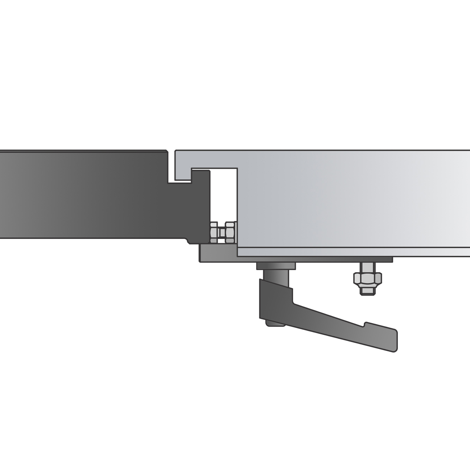 Aluminium Bordsförlängning - 3