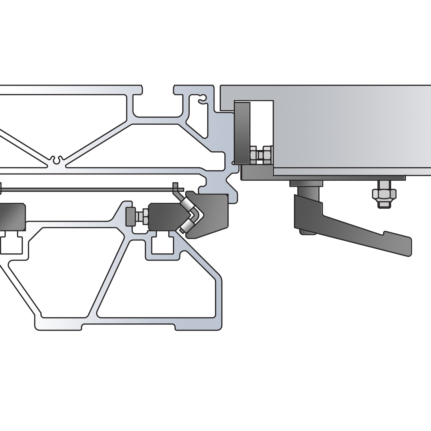 Aluminium Bordsförlängning - 2