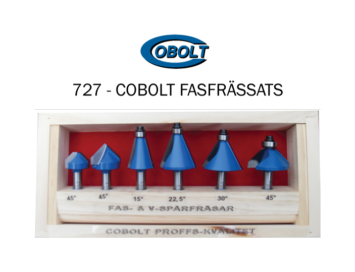 COBOLT Fasfrässats (6 st)