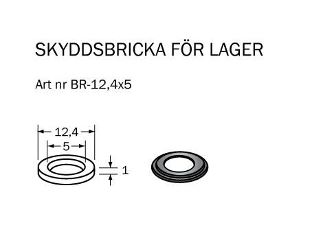 Skyddsbricka till M-135 - 2