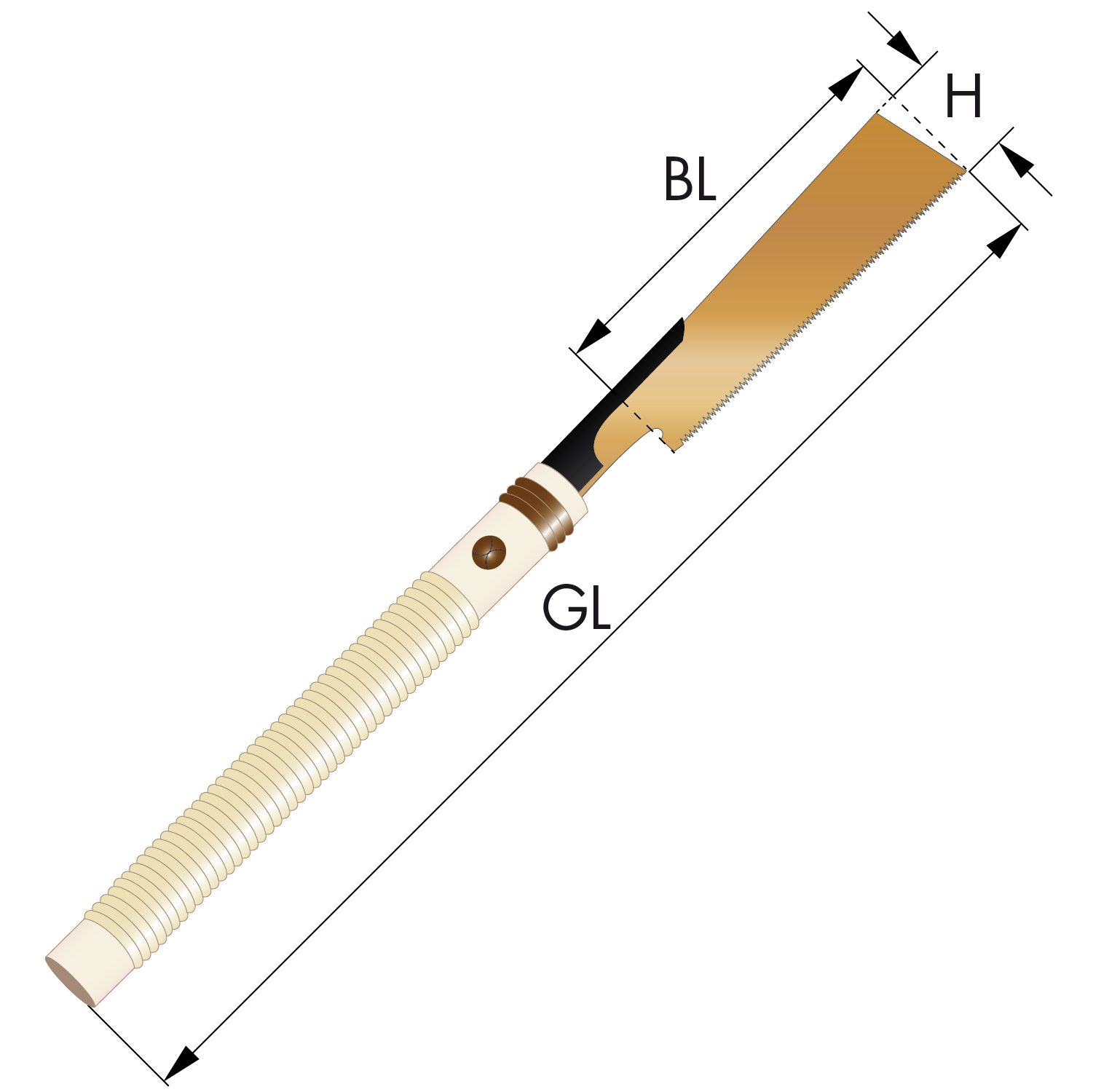 Japansåg Kugihiki Pluggsåg - 3