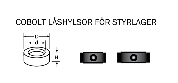 LH-1812 Låshylsa 12  x 18 mm