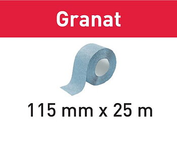 Festool Slippappersrulle Granat 115x25m P100 GR