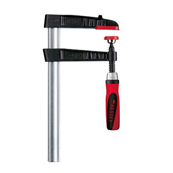Skruvtving med 2-komponentshandtag 250 x 100 mm 4-pack