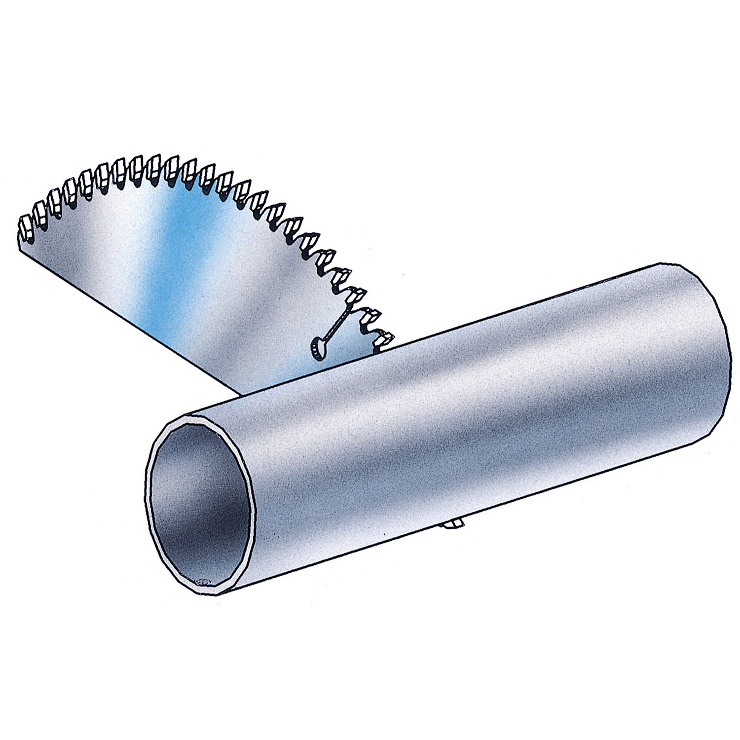 klinga för aluminium med negativ spånvinkel - 3