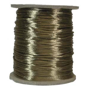 Satinband, Coffee 2mm