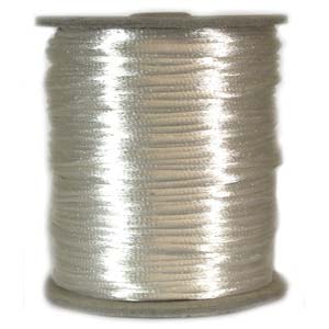 Satinband, Ivory/tan 2mm