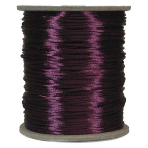 Satinband, Plum 2mm