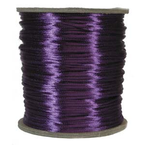 Satinband, Purple 2mm