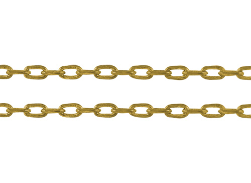 Kedja guld 3x2mm