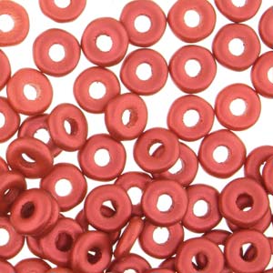 O Beads 3,8mm- Lava Red