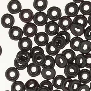 O Beads 3,8mm- Jet