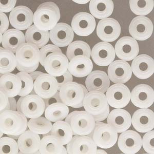 O Beads 3,8mm- Chalk white