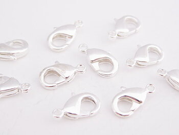 Klolås, 12mm, Silver