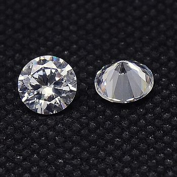 Kubic Zirkon, diamant, crystal, 2mm
