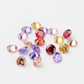 Kubic Zirkon, diamant, 2,5mm