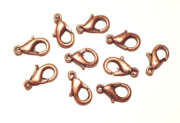 Klolås, 12mm, Antik Koppar