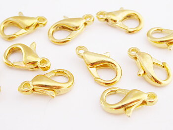 Klolås, 12mm, Guld