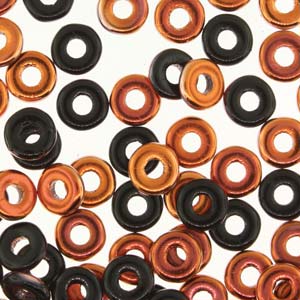 O Beads 3,8mm- Jet Sunset