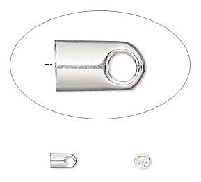 Fästen för 1mm, Silver