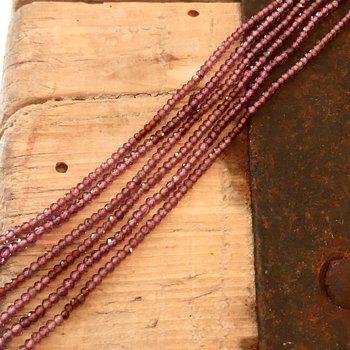 Granat, fasett 2mm