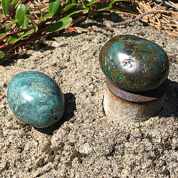 Turkos (vänstra/ljus) 40x30mm