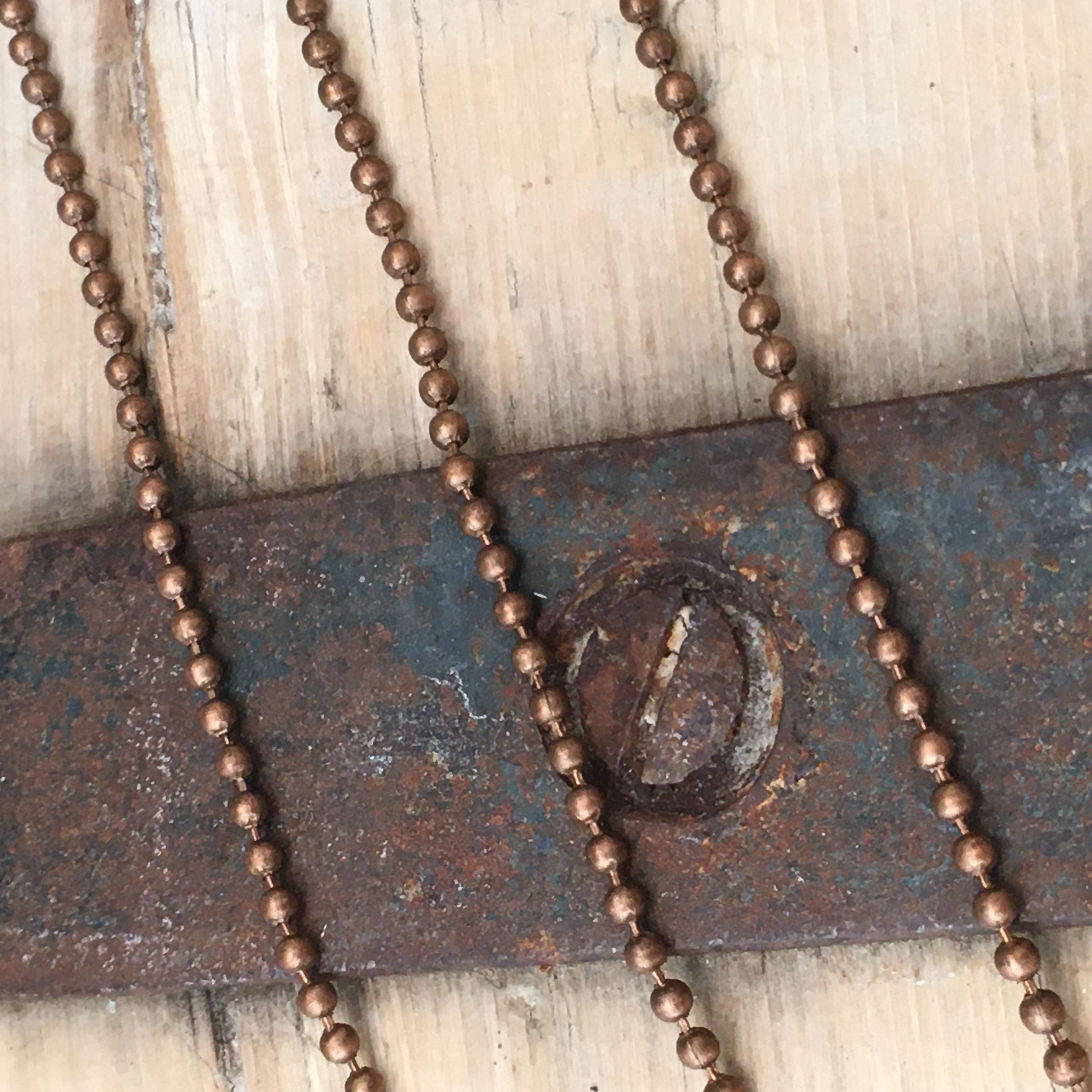 Kulkedja koppar 2mm