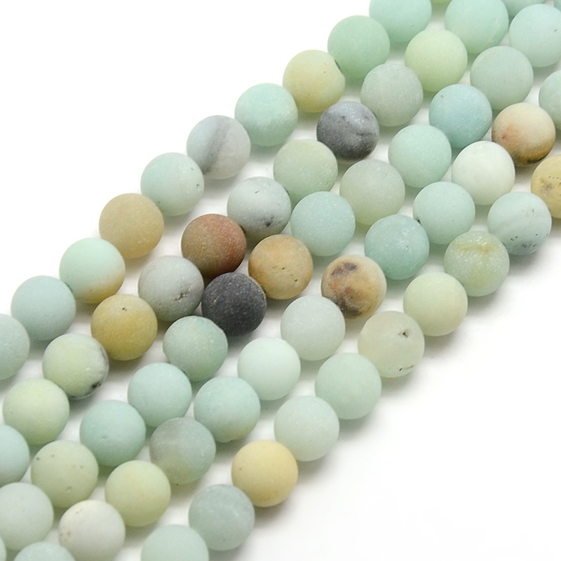 Matt Amazonite, 6mm