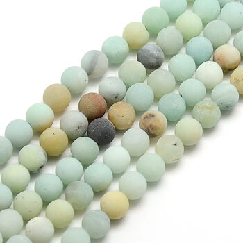 Matt Amazonite, 6mm