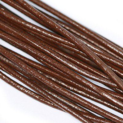 Äkta läder, Brun 2,5mm