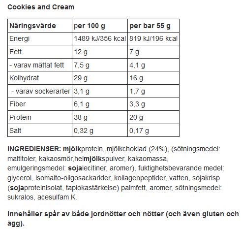 Barebells Låda- 12 x 55g - 23