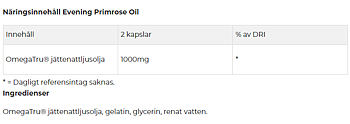 Primrose Oil 500 mg 100 Sgels